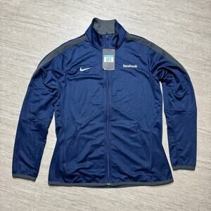 Nike Facebook Employee Jacket Womens M NWT Full Zip Track Top Work Gym Outdoor
